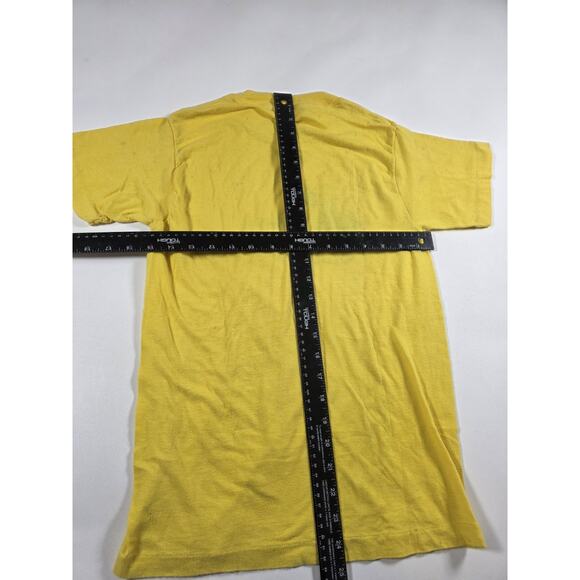 Vintage 80s Princeton Presbyterian Church Yellow Shirt Small - Picture 5 of 5